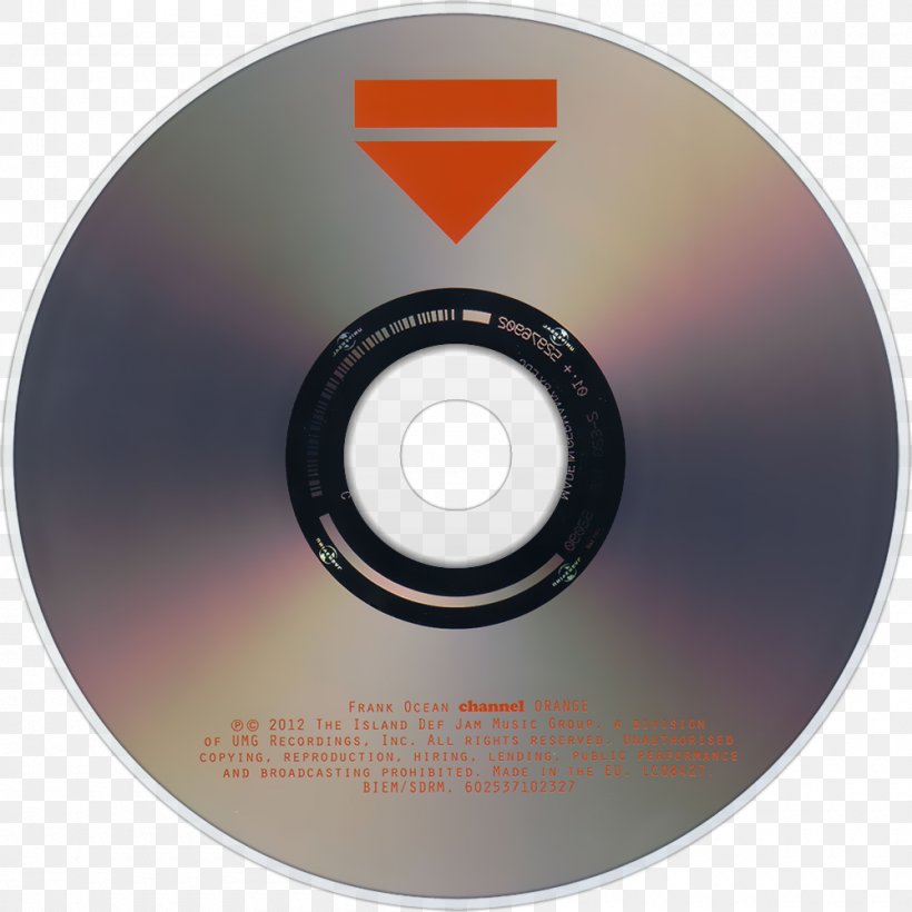 Compact Disc Channel Orange Blonde Logo Label, PNG, 1000x1000px, Compact Disc, Album, Album Cover, Blonde, Brand Download Free
