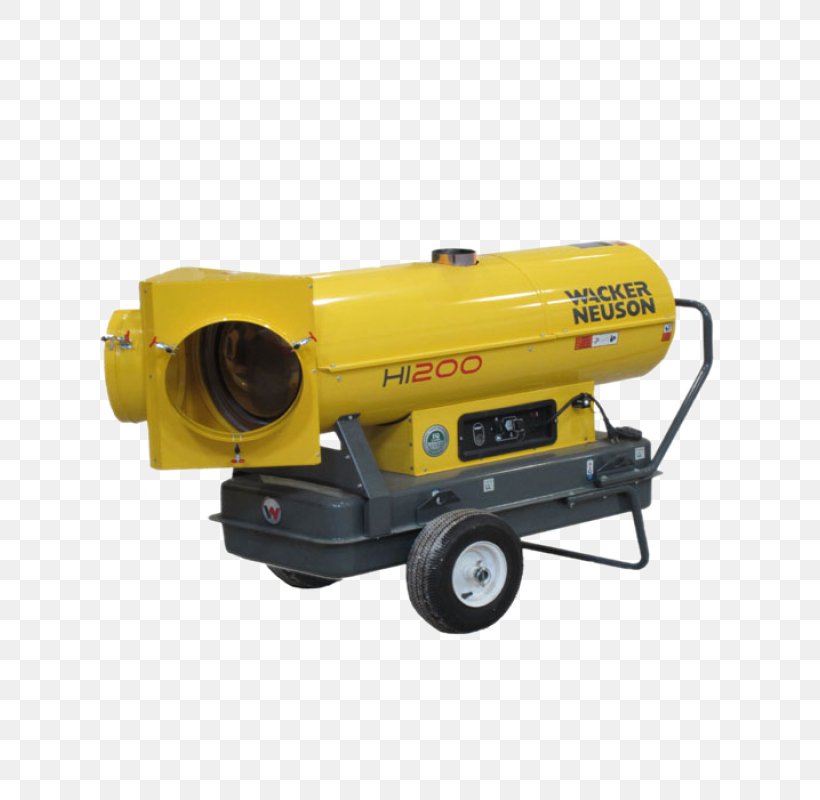 Tool Heater Wacker Neuson Duct Electric Heating, PNG, 800x800px, Tool, Air, Compactor, Cylinder, Duct Download Free