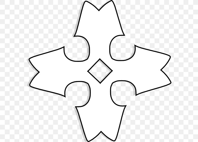 Christian Cross Crosses In Heraldry Clip Art, PNG, 600x592px, Christian Cross, Area, Artwork, Black, Black And White Download Free