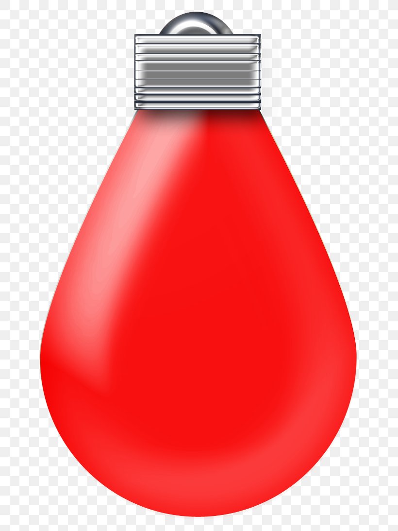 Incandescent Light Bulb Red Clip Art, PNG, 707x1093px, Light, Color, Green, Incandescence, Incandescent Light Bulb Download Free