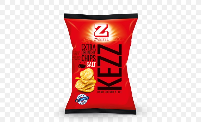 Potato Chip Zweifel Sea Salt, PNG, 500x500px, Potato Chip, Brand, Deep Frying, Dipping Sauce, Flavor Download Free