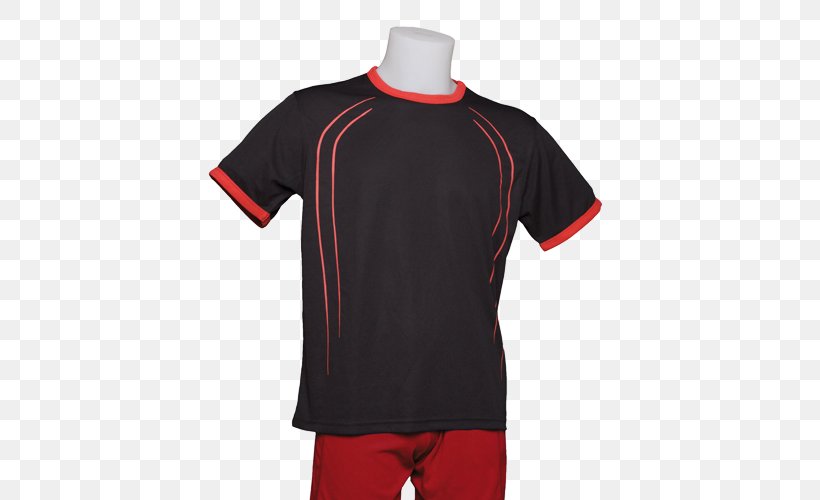T-shirt Sports Fan Jersey Tennis Polo Sleeve, PNG, 500x500px, Tshirt, Active Shirt, Black, Jersey, Neck Download Free