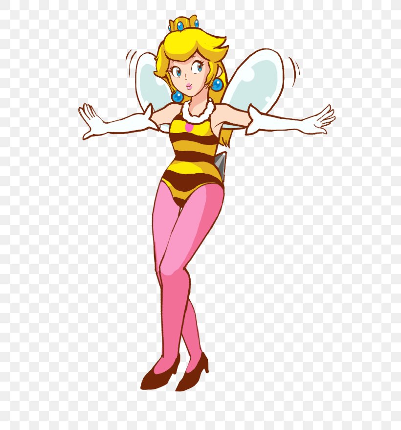 Princess Peach Rosalina Super Mario Bros. Princess Daisy, PNG, 587x879px, Watercolor, Cartoon, Flower, Frame, Heart Download Free