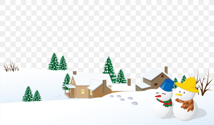 Snowman Winter Landscape, PNG, 1115x652px, Snow, Art, Cartoon, Christmas, Christmas Decoration Download Free