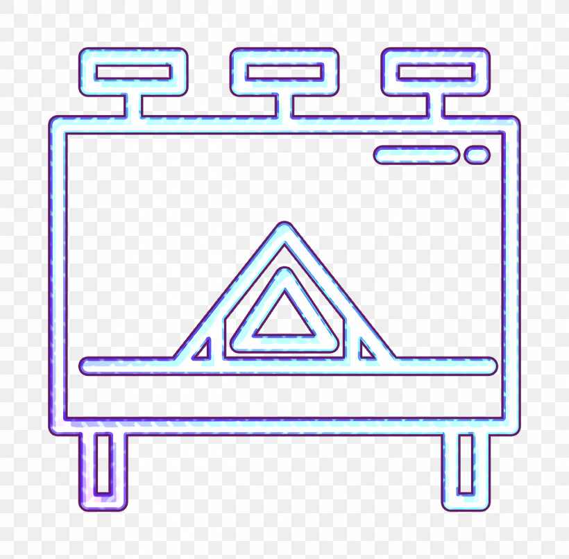 Camping Outdoor Icon Billboard Icon, PNG, 1244x1224px, Camping Outdoor Icon, Billboard Icon, Electric Blue, Line, Line Art Download Free