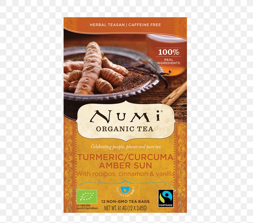 Green Tea Numi Organic Tea Numi Turmeric Fields Of Gold Organic Food, PNG, 724x724px, Tea, Black Tea, Brand, Food, Green Tea Download Free