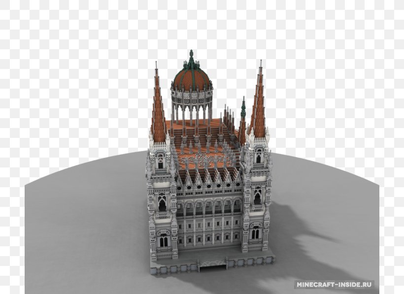 Hungarian Parliament Building Minecraft Landmark, PNG, 720x597px, Hungarian Parliament Building, Architecture, Budapest, Building, Gothic Revival Architecture Download Free