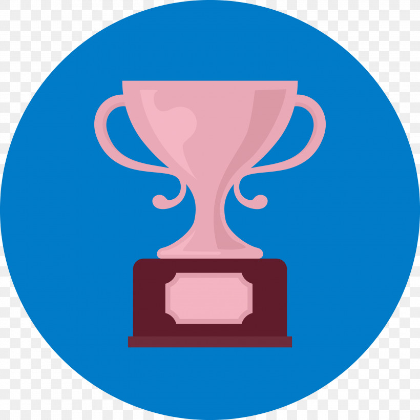 Award Prize Trophy, PNG, 3000x3000px, Award, Electric Blue M, Line Art, Logo, Loose Leaf Download Free