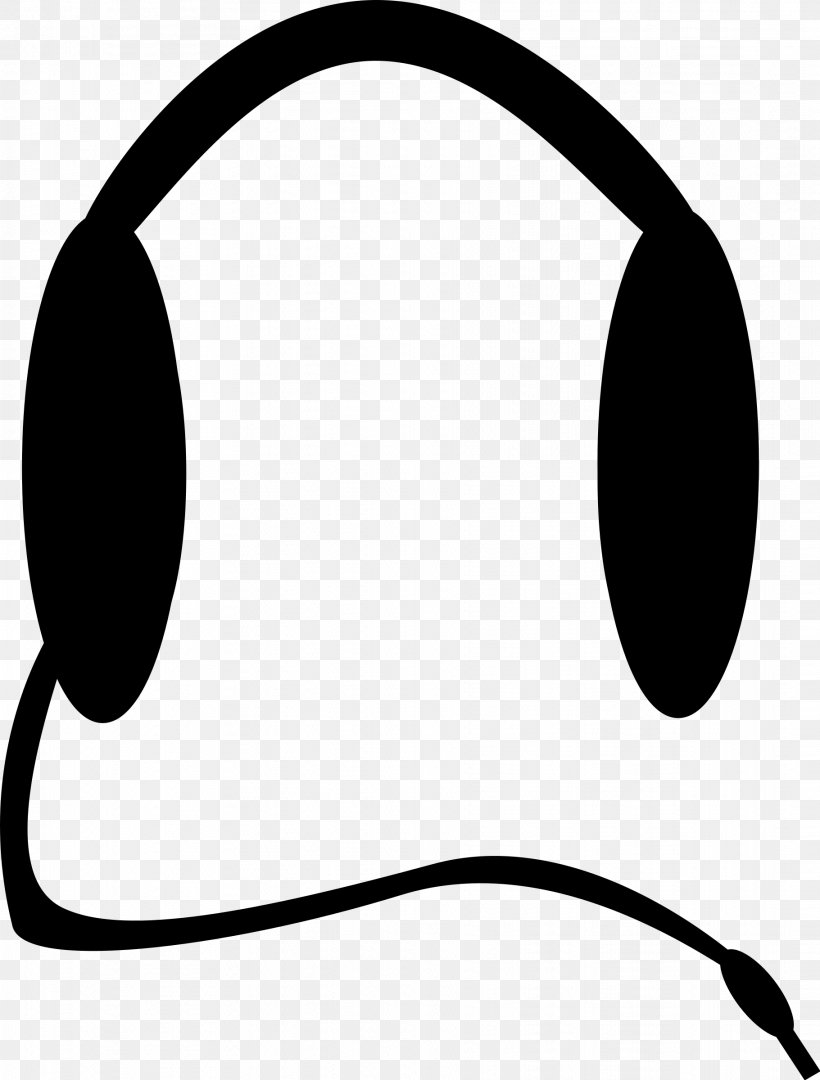 Headphones Clip Art Stereophonic Sound Loudspeaker Black & White, PNG, 1821x2400px, Headphones, Art, Audio Equipment, Black M, Black White M Download Free