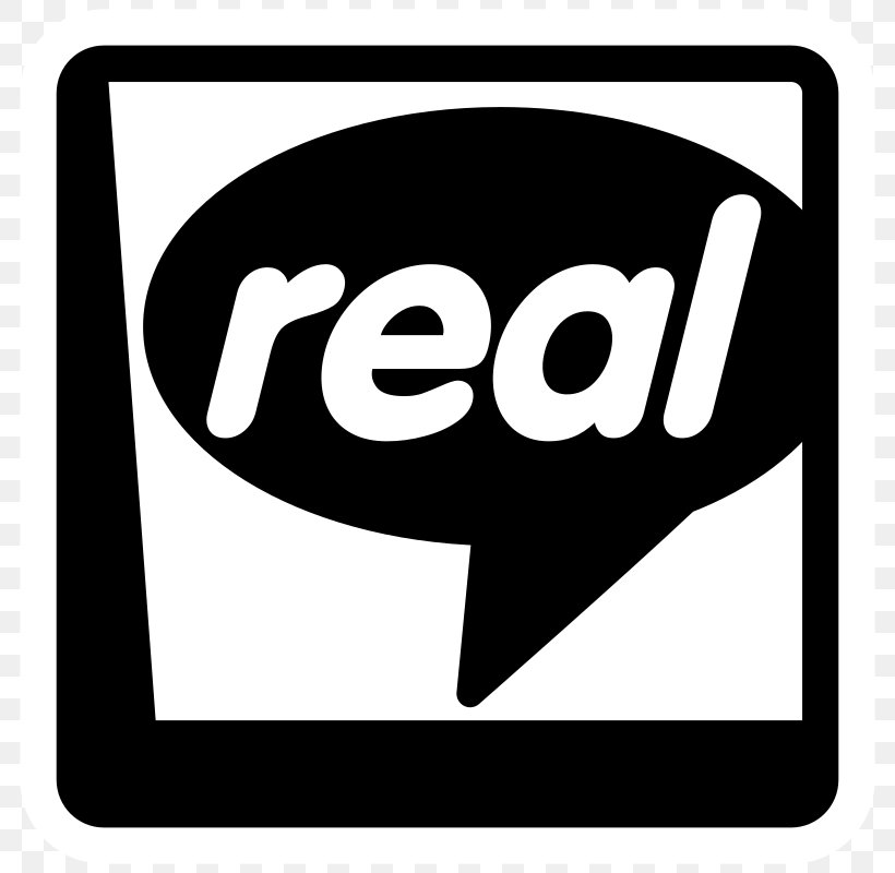 RealPlayer QuickTime Winamp Download Clip Art, PNG, 800x800px, Realplayer, Adobe Flash, Area, Black, Black And White Download Free