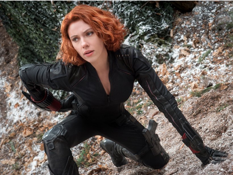Scarlett Johansson Black Widow Avengers: Age Of Ultron Actor Marvel Cinematic Universe, PNG, 2400x1800px, Watercolor, Cartoon, Flower, Frame, Heart Download Free