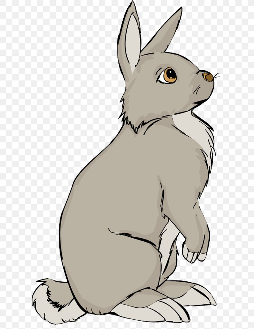 Easter Bunny Hare Domestic Rabbit Clip Art, PNG, 640x1063px, Easter Bunny, Animal Figure, Artwork, Black And White, Carnivoran Download Free