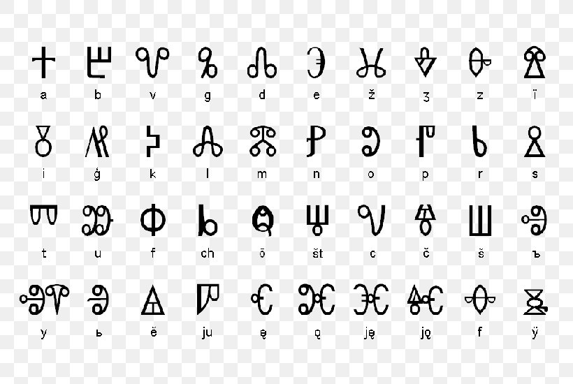 Glagolitic Script Alphabet Cyrillic Script Slavic Languages Bulgarian, PNG, 800x550px, Watercolor, Cartoon, Flower, Frame, Heart Download Free