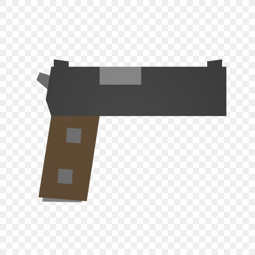 Unturned Colt's Manufacturing Company Weapon Firearm Pistol, PNG, 1024x1024px, Unturned, Ammunition, Black, Brand, Caliber Download Free