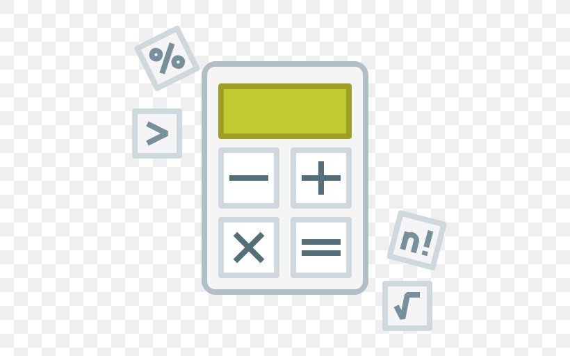 Calculator Finance Calculation, PNG, 512x512px, Calculator, Area, Brand, Calculation, Communication Download Free