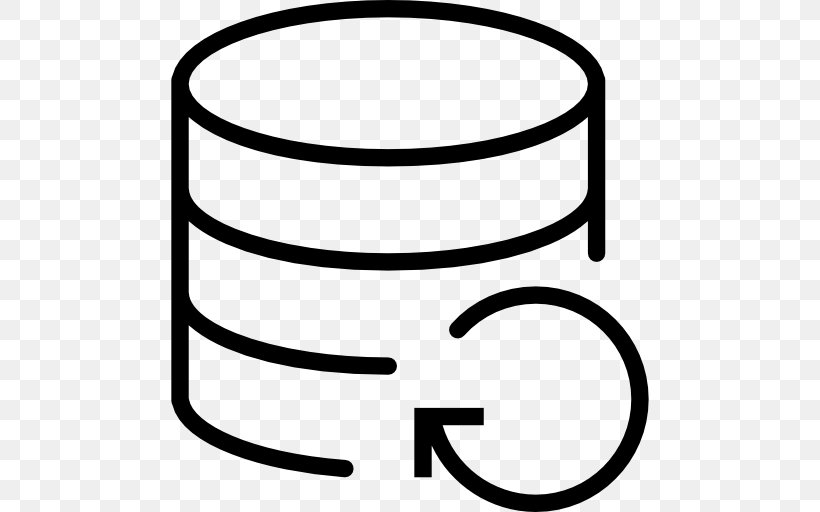 Database Server Microsoft SQL Server, PNG, 512x512px, Database, Area, Black And White, Cloud Storage, Computer Software Download Free