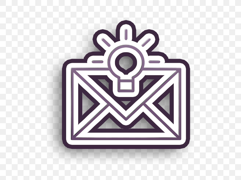 Idea Icon Mail Icon Creative Icon, PNG, 614x614px, Idea Icon, Blackandwhite, Creative Icon, Line, Logo Download Free