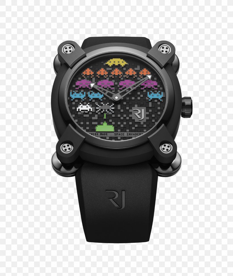Watch Space Invaders RJ-Romain Jerome Strap Clock, PNG, 1759x2084px, Watch, Brand, Chronograph, Clock, Hardware Download Free