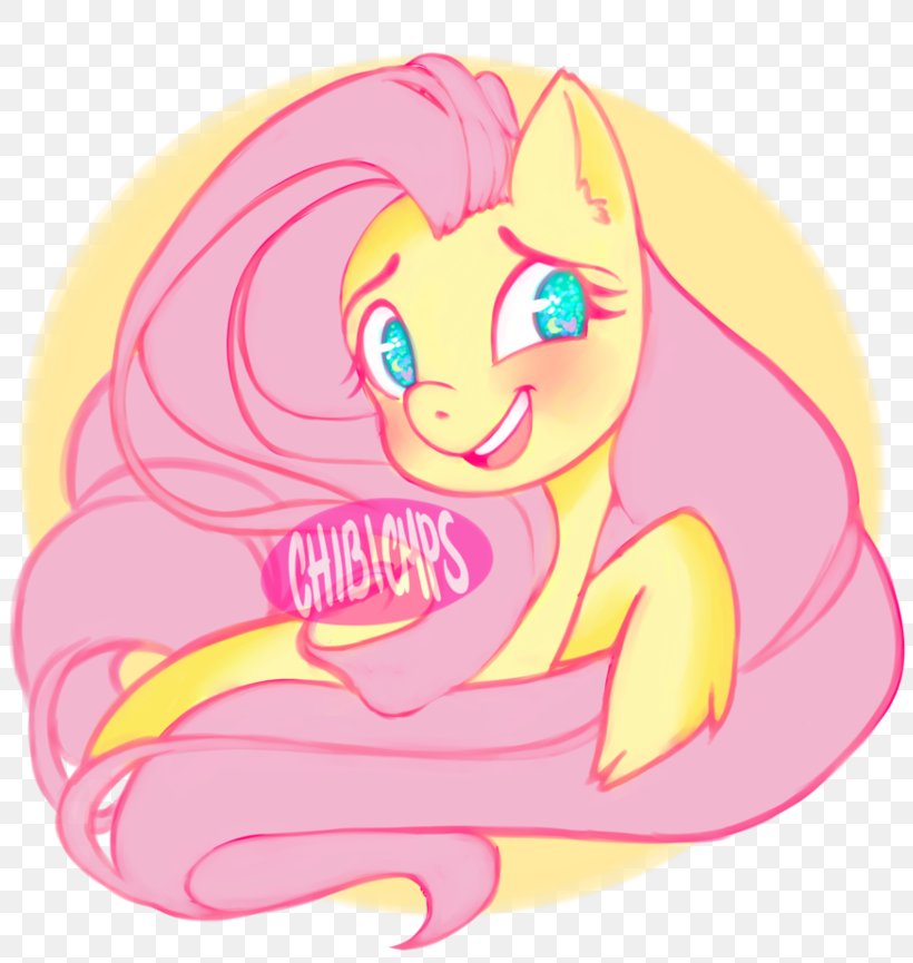 Pony Fan Art Fluttershy, PNG, 811x865px, Watercolor, Cartoon, Flower, Frame, Heart Download Free