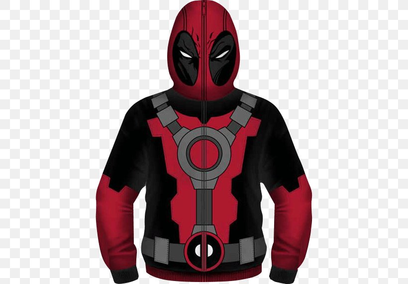 Deadpool Hoodie T-shirt Venom, PNG, 572x572px, Deadpool, Bluza, Clothing, Costume, Fictional Character Download Free