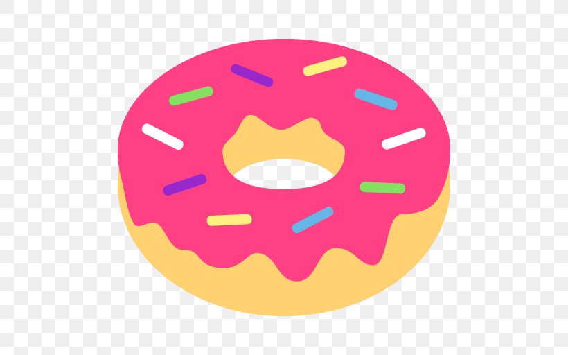 Donuts Emoji Domain Custard Sprinkles, PNG, 512x512px, Donuts, Area, Cake, Chocolate, Custard Download Free