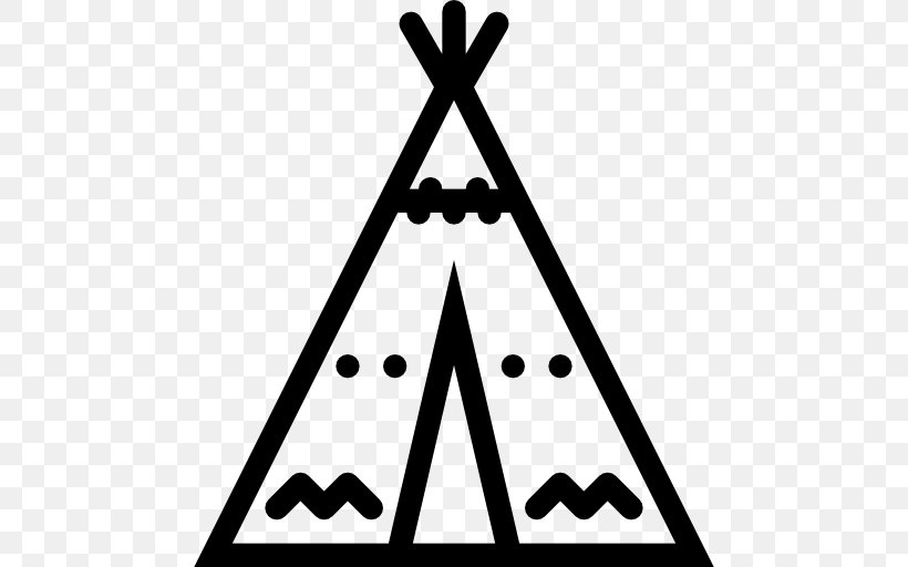 Tipi Native Americans In The United States Clip Art, PNG, 512x512px, Tipi, Area, Black, Black And White, Blackfoot Confederacy Download Free