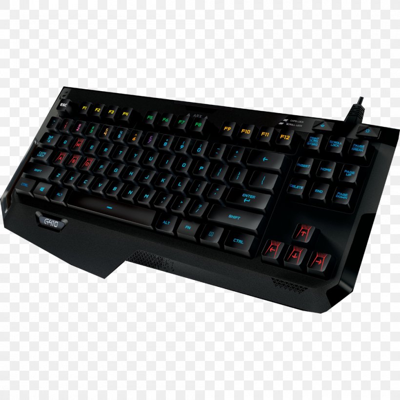 Computer Keyboard Input Devices Logitech Gaming Keypad Electrical Switches, PNG, 1000x1000px, Computer Keyboard, Computer, Computer Component, Electrical Switches, Electronic Device Download Free