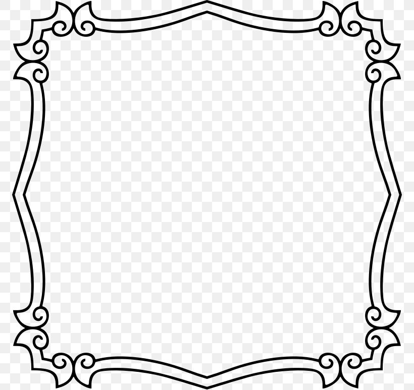 Picture Frames Decorative Arts Ornament Clip Art, PNG, 772x773px, Picture Frames, Abstract Art, Area, Art, Art Nouveau Download Free