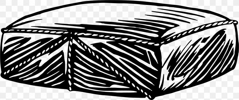 Tuffet Clip Art, PNG, 2400x1010px, Tuffet, Black, Black And White, Brand, Cushion Download Free