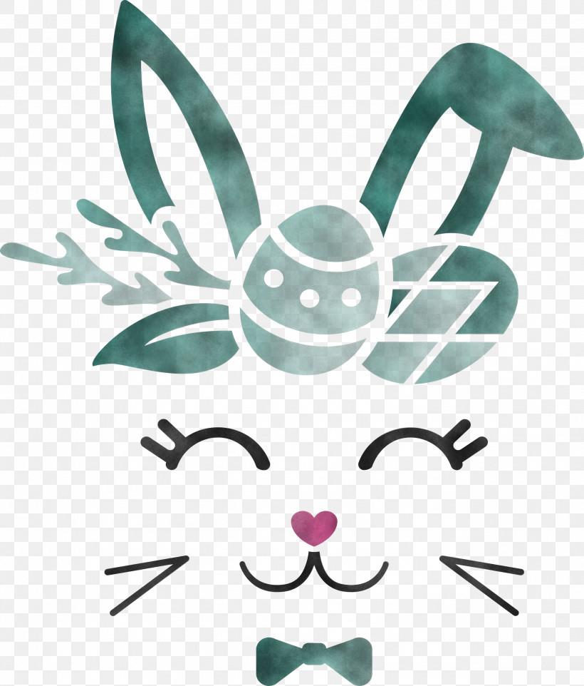 Easter Bunny Easter Day Cute Rabbit, PNG, 2557x3000px, Easter Bunny, Cute Rabbit, Easter Day, Green, Rabbit Download Free