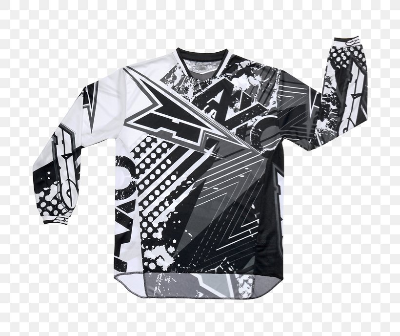 Jersey T-shirt Grunge Sweater, PNG, 688x688px, Jersey, Black, Black And White, Brand, Enduro Download Free