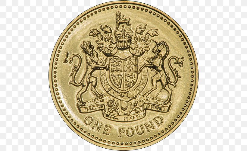 One Pound Dollar Coin Pound Sterling Bullion, PNG, 500x500px, One Pound, Ancient History, Badge, Brass, Bronze Medal Download Free