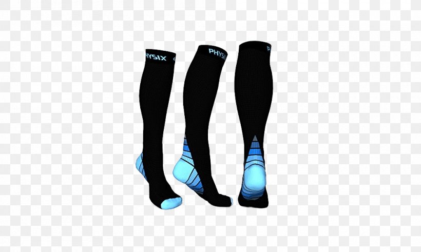 Sock Compression Stockings Sports Shoes Clothing, PNG, 1000x600px, Sock, Black, Clothing, Compression Stockings, Diabetic Sock Download Free