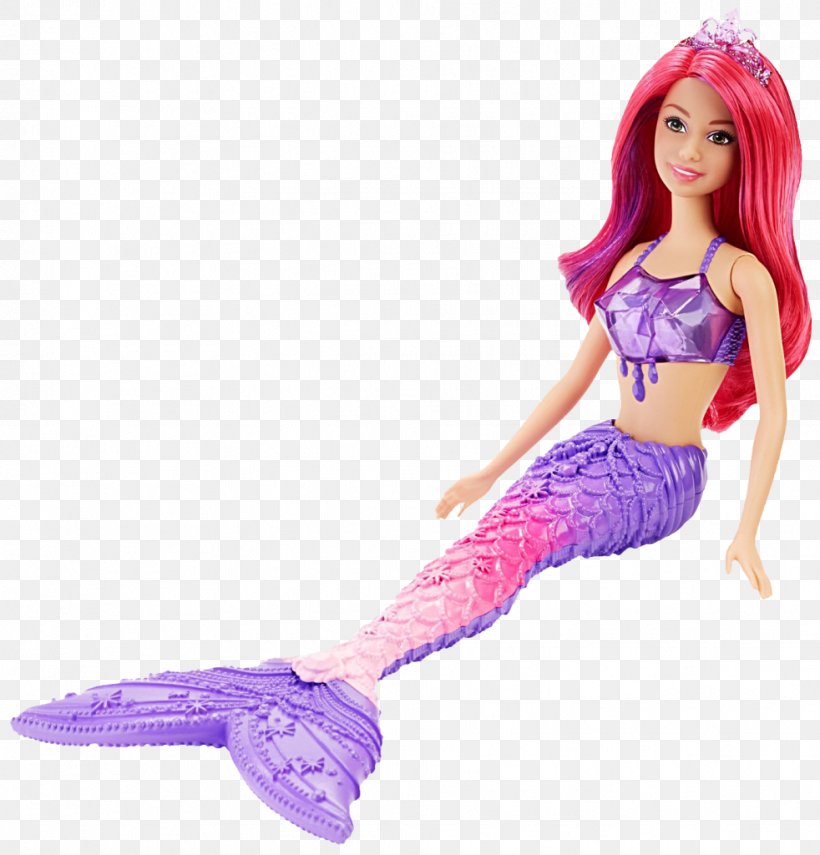 barbie dreamtopia rainbow lights mermaid doll