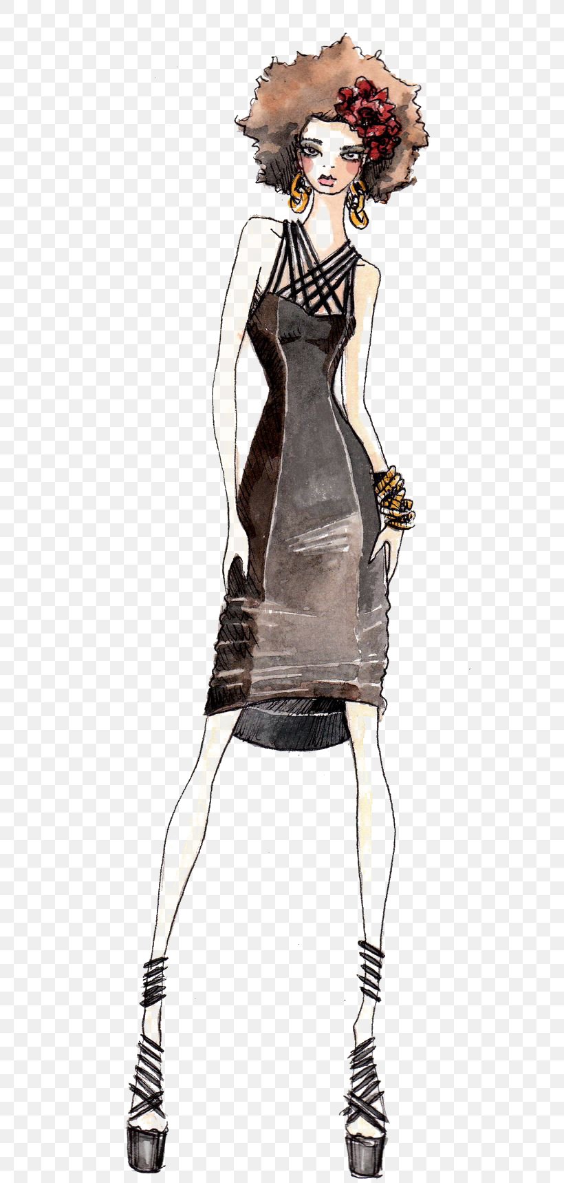 Fashion Blog Drawing Model Painting, PNG, 564x1718px, Fashion, Art, Beauty, Costume Design, Designer Download Free