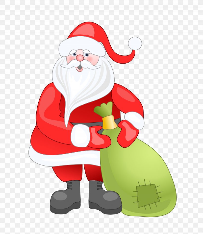Santa Claus Reindeer Christmas Decoration New Year, PNG, 3611x4167px, Santa Claus, Christmas, Christmas Card, Christmas Decoration, Christmas Ornament Download Free