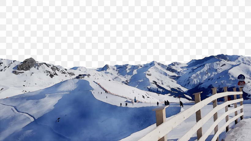 Alps Mountain Pass Glacier Hill Station Massif, PNG, 1920x1080px, Watercolor, Alps, Cirque M, Elevation, Glacier Download Free