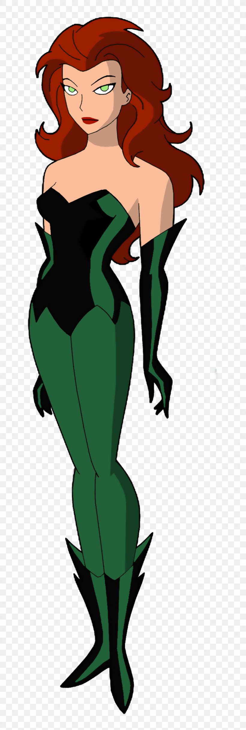 Batman: The Animated Series Poison Ivy Harley Quinn Bruce Timm, PNG, 1024x3031px, Watercolor, Cartoon, Flower, Frame, Heart Download Free