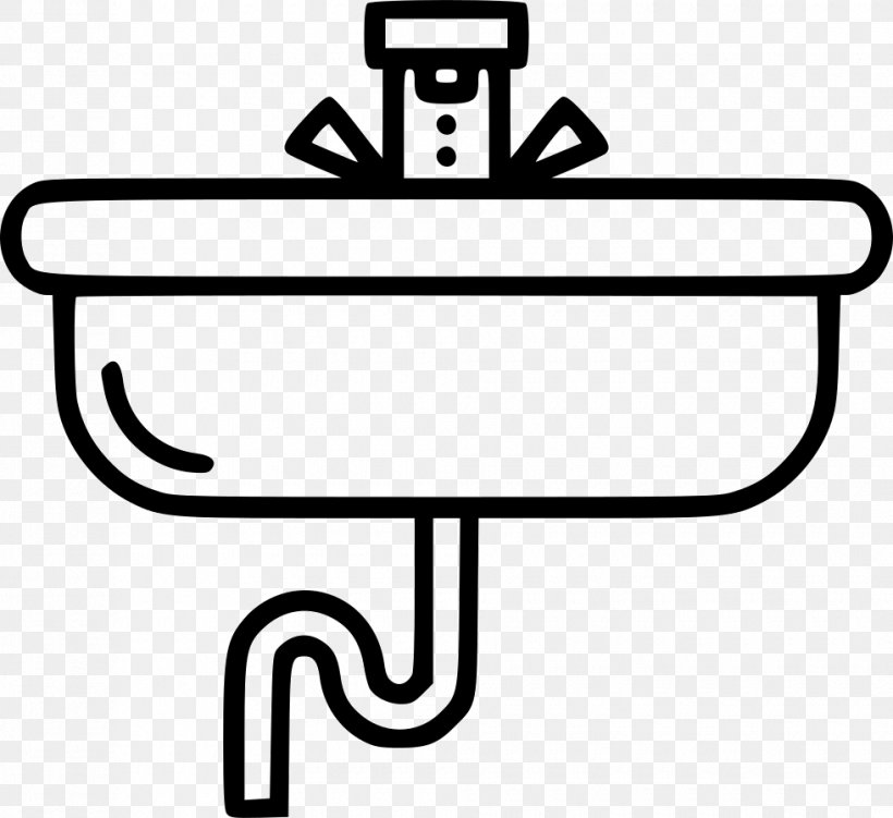 Coloring Book Drawing Tap Water Sink, PNG, 980x898px, Coloring Book, Area, Ausmalbild, Baths, Black And White Download Free