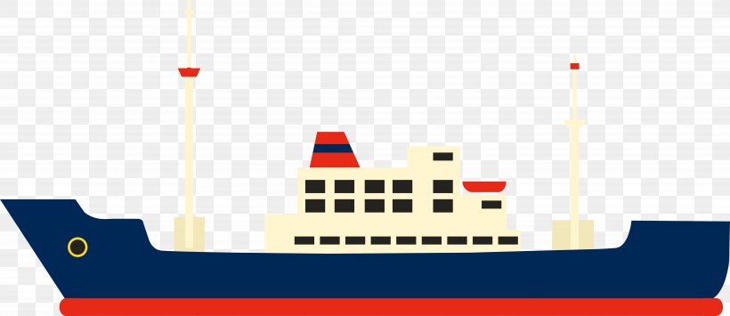 Ship Cartoon Adobe Illustrator, PNG, 8014x3471px, Water Transportation, Boat, Brand, Cargo Ship, Cartoon Download Free
