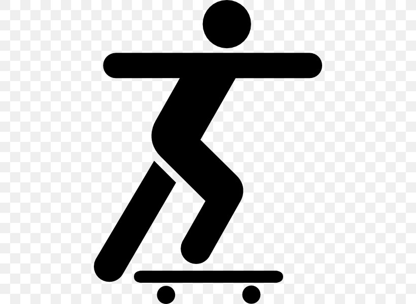 Skateboarding Trick Ice Skating Roller Skating, PNG, 450x600px, Skateboard, Area, Black, Black And White, Girl Distribution Company Download Free