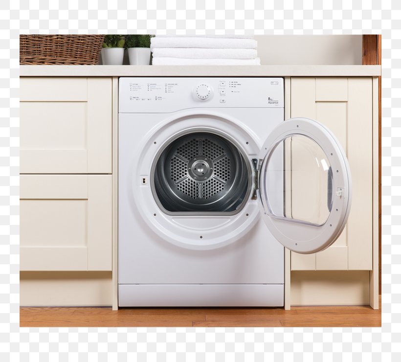 Washing Machines Clothes Dryer Laundry Hotpoint Aquarius TVFS 83C GP (UK), PNG, 740x740px, Washing Machines, Clothes Dryer, Cooperative Group, Electricity, Home Appliance Download Free