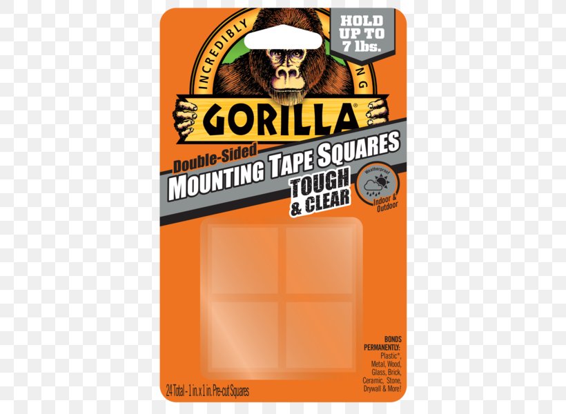 Adhesive Tape Gorilla Glue Double-sided Tape Gorilla Tape, PNG, 600x600px, Adhesive Tape, Adhesive, Brand, Business, Coating Download Free