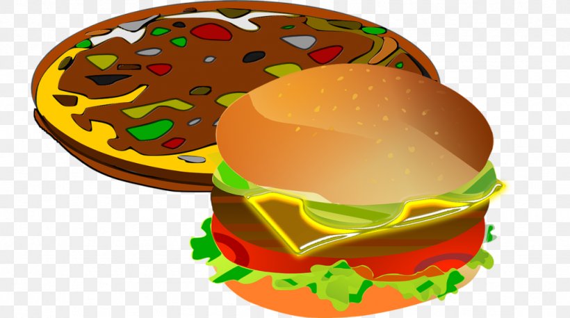 Cheeseburger Hamburger Pizza Veggie Burger Clip Art, PNG, 1024x573px, Cheeseburger, American Food, Baked Goods, Bun, Cheese Download Free