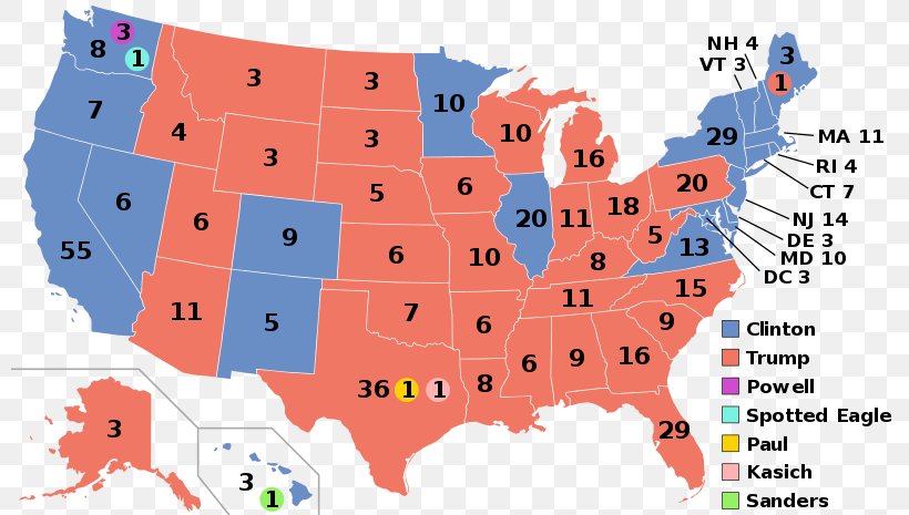 United States Of America US Presidential Election 2016 Electoral College Voting, PNG, 800x465px, United States Of America, Area, Candidate, Diagram, Donald Trump Download Free