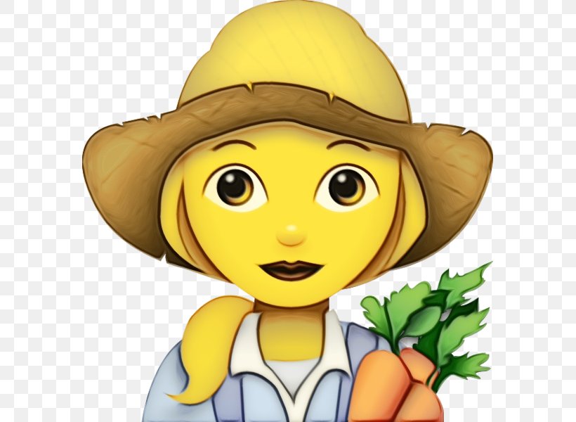 Animated Emoji, PNG, 585x600px, Emoji, Agriculturist, Cartoon, Costume Hat, Email Download Free