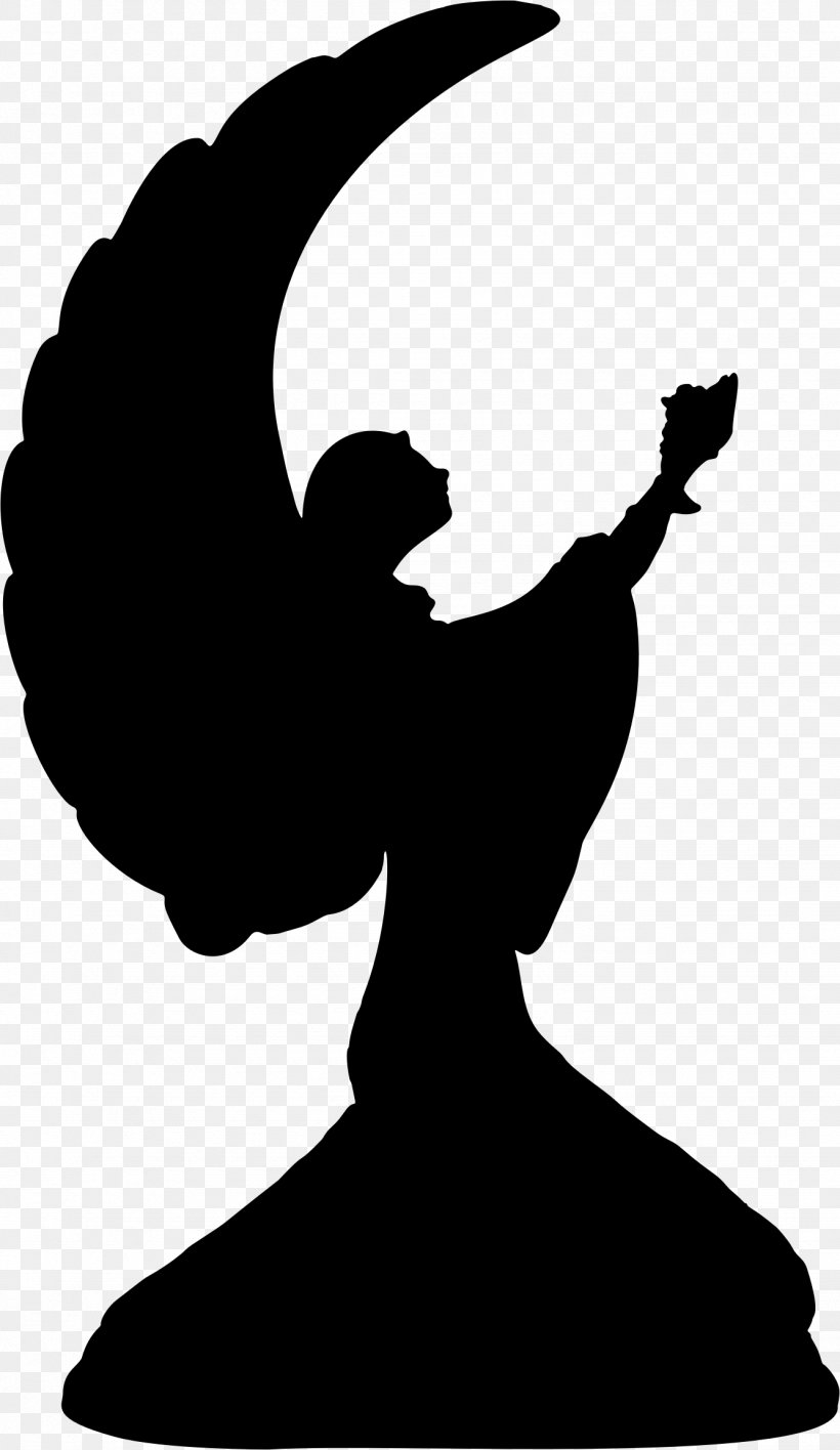 Cherub Silhouette Angel Clip Art, PNG, 1334x2304px, Cherub, Angel, Black And White, Drawing, Hand Download Free