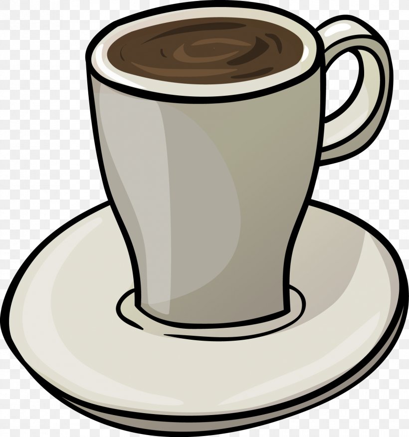 Coffee Cup Tea Cafe, PNG, 1677x1792px, Coffee, Cafe, Caffeine, Cappuccino, Cartoon Download Free