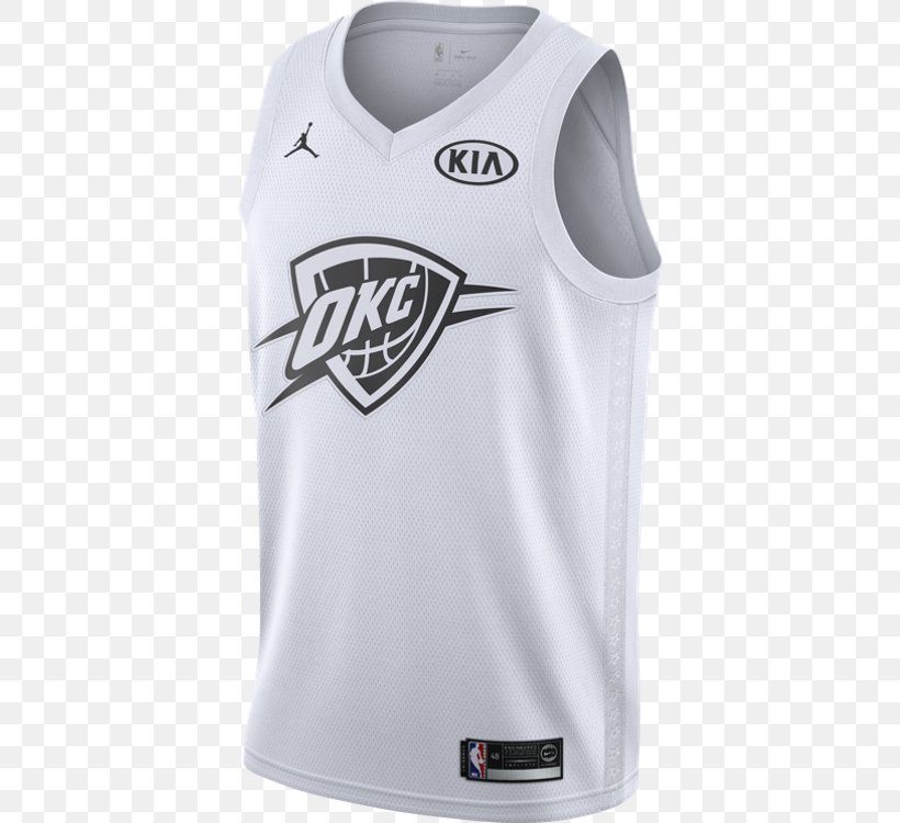 Oklahoma City Thunder 2018 NBA All-Star Game Jersey NBA Store, PNG, 750x750px, 2018 Nba Allstar Game, Oklahoma City Thunder, Active Shirt, Active Tank, Air Jordan Download Free