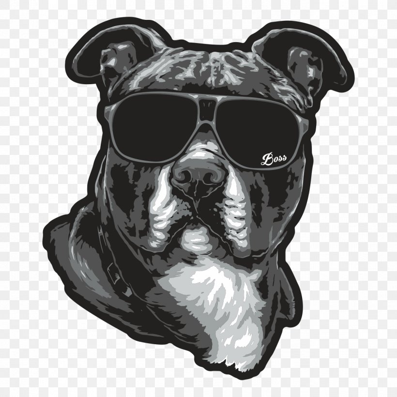 Boston Terrier American Staffordshire Terrier Dog Breed Goggles Staffordshire Bull Terrier, PNG, 1301x1301px, Boston Terrier, American Staffordshire Terrier, Black, Black And White, Breed Download Free